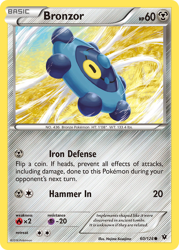 Bronzor (60/124) [XY: Fates Collide] | Exor Games Dartmouth