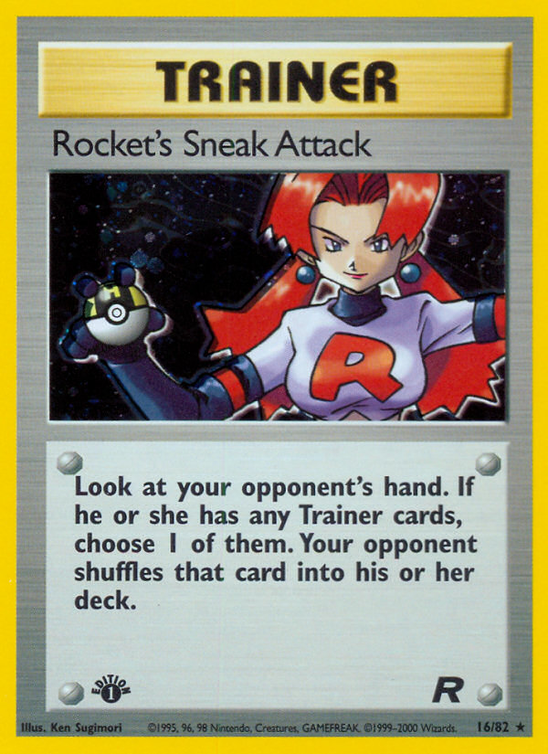 Rocket's Sneak Attack (16/82) [Team Rocket 1st Edition] | Exor Games Dartmouth