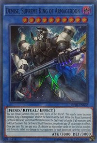 Demise, Supreme King of Armageddon [OP08-EN005] Super Rare | Exor Games Dartmouth