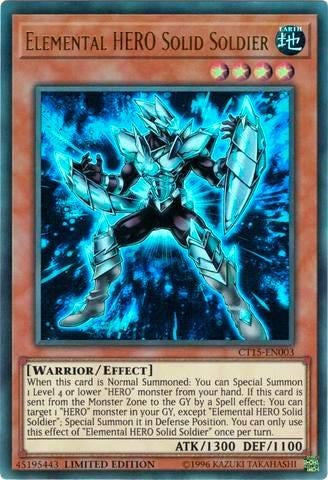 Elemental HERO Solid Soldier [CT15-EN003] Ultra Rare | Exor Games Dartmouth