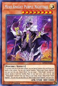 Mekk-Knight Purple Nightfall [MP18-EN183] Secret Rare | Exor Games Dartmouth