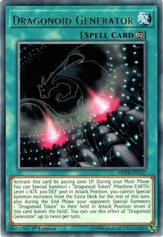 Dragonoid Generator [MP18-EN137] Rare | Exor Games Dartmouth