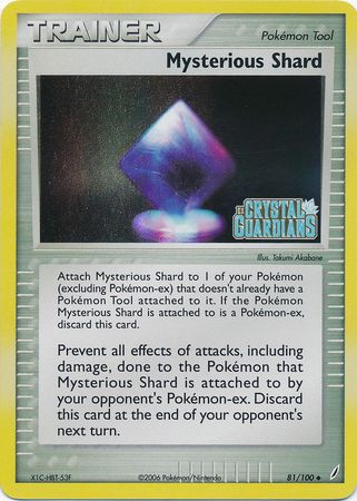 Mysterious Shard (81/100) (Stamped) [EX: Crystal Guardians] | Exor Games Dartmouth