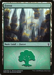 Forest - Selesnya (A09) [GRN Ravnica Weekend] | Exor Games Dartmouth