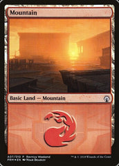 Mountain - Boros (A07) [GRN Ravnica Weekend] | Exor Games Dartmouth