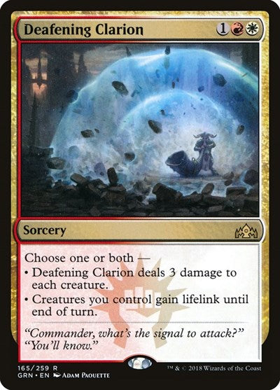 Deafening Clarion [Guilds of Ravnica] | Exor Games Dartmouth