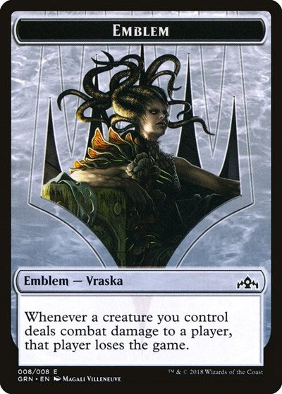 Emblem - Vraska, Golgari Queen [Guilds of Ravnica Tokens] | Exor Games Dartmouth