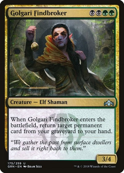 Golgari Findbroker [Guilds of Ravnica] | Exor Games Dartmouth