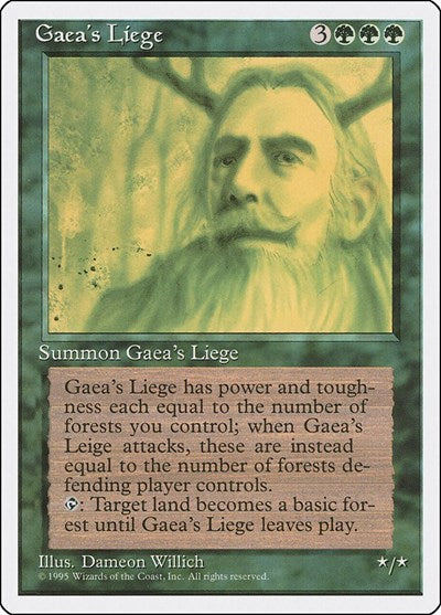 Gaea's Liege [Fourth Edition] | Exor Games Dartmouth