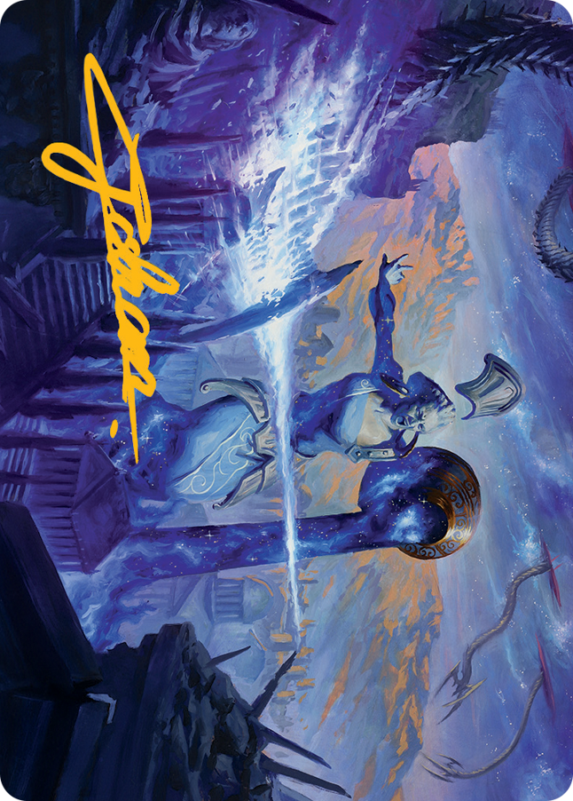 Ephara, Ever-Sheltering Art Card (Gold-Stamped Signature) [March of the Machine Art Series] | Exor Games Dartmouth