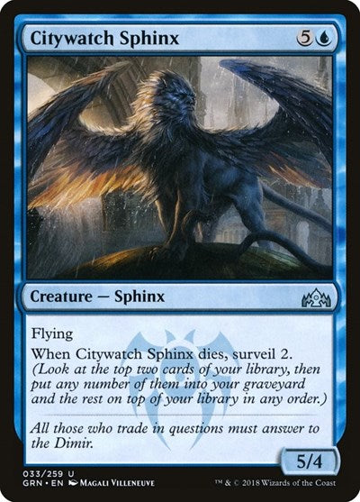 Citywatch Sphinx [Guilds of Ravnica] | Exor Games Dartmouth