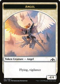 Angel Token [Guilds of Ravnica Tokens] | Exor Games Dartmouth