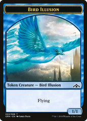 Bird Illusion Token [Guilds of Ravnica Tokens] | Exor Games Dartmouth