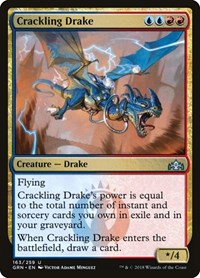 Crackling Drake [Guilds of Ravnica] | Exor Games Dartmouth