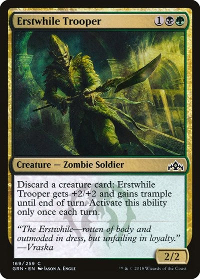 Erstwhile Trooper [Guilds of Ravnica] | Exor Games Dartmouth