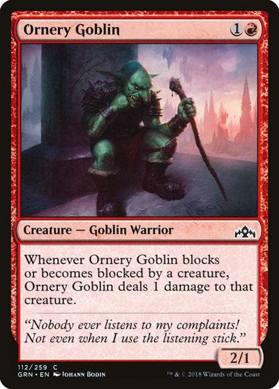 Ornery Goblin [Guilds of Ravnica] | Exor Games Dartmouth