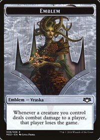 Emblem - Vraska, Golgari Queen [Mythic Edition Tokens] | Exor Games Dartmouth