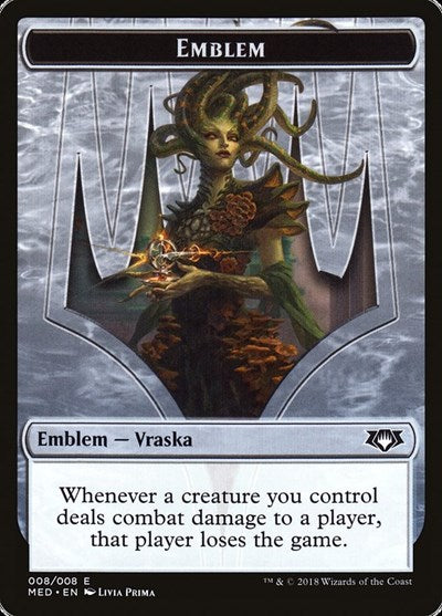 Emblem - Vraska, Golgari Queen [Mythic Edition Tokens] | Exor Games Dartmouth