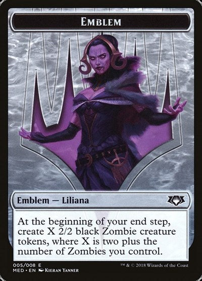 Emblem - Liliana, the Last Hope [Mythic Edition Tokens] | Exor Games Dartmouth