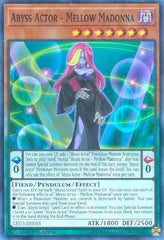 Abyss Actor - Mellow Madonna [LED3-EN045] Super Rare | Exor Games Dartmouth