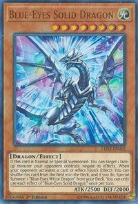 Blue-Eyes Solid Dragon [LED3-EN002] Ultra Rare | Exor Games Dartmouth