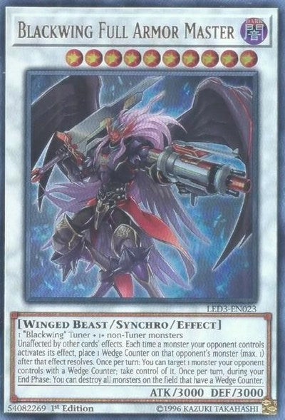 Blackwing Full Armor Master [LED3-EN023] Ultra Rare | Exor Games Dartmouth