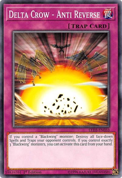 Delta Crow - Anti Reverse [LED3-EN033] Common | Exor Games Dartmouth