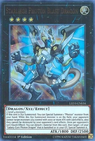 Starliege Photon Blast Dragon [LED3-EN034] Ultra Rare | Exor Games Dartmouth