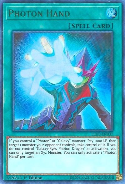 Photon Hand [LED3-EN037] Ultra Rare | Exor Games Dartmouth