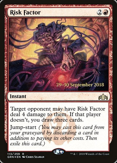 Risk Factor [Guilds of Ravnica Promos] | Exor Games Dartmouth