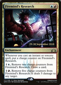 Firemind's Research [Guilds of Ravnica Promos] | Exor Games Dartmouth