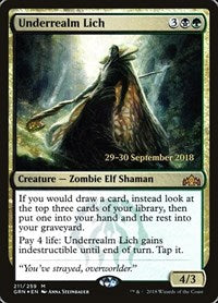 Underrealm Lich [Guilds of Ravnica Promos] | Exor Games Dartmouth