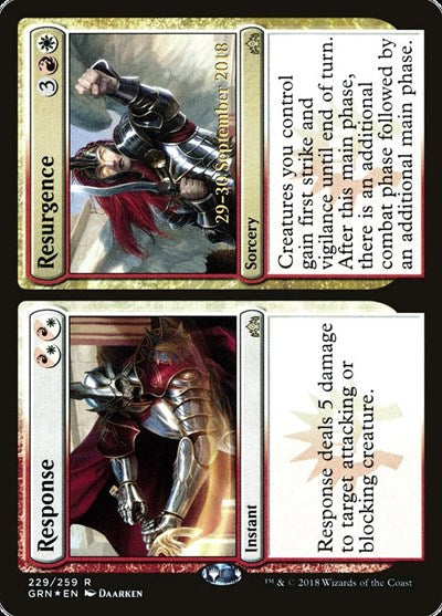Response // Resurgence [Guilds of Ravnica Promos] | Exor Games Dartmouth