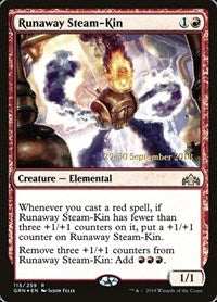 Runaway Steam-Kin [Guilds of Ravnica Promos] | Exor Games Dartmouth