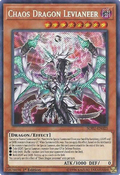 Chaos Dragon Levianeer [SOFU-EN025] Secret Rare | Exor Games Dartmouth