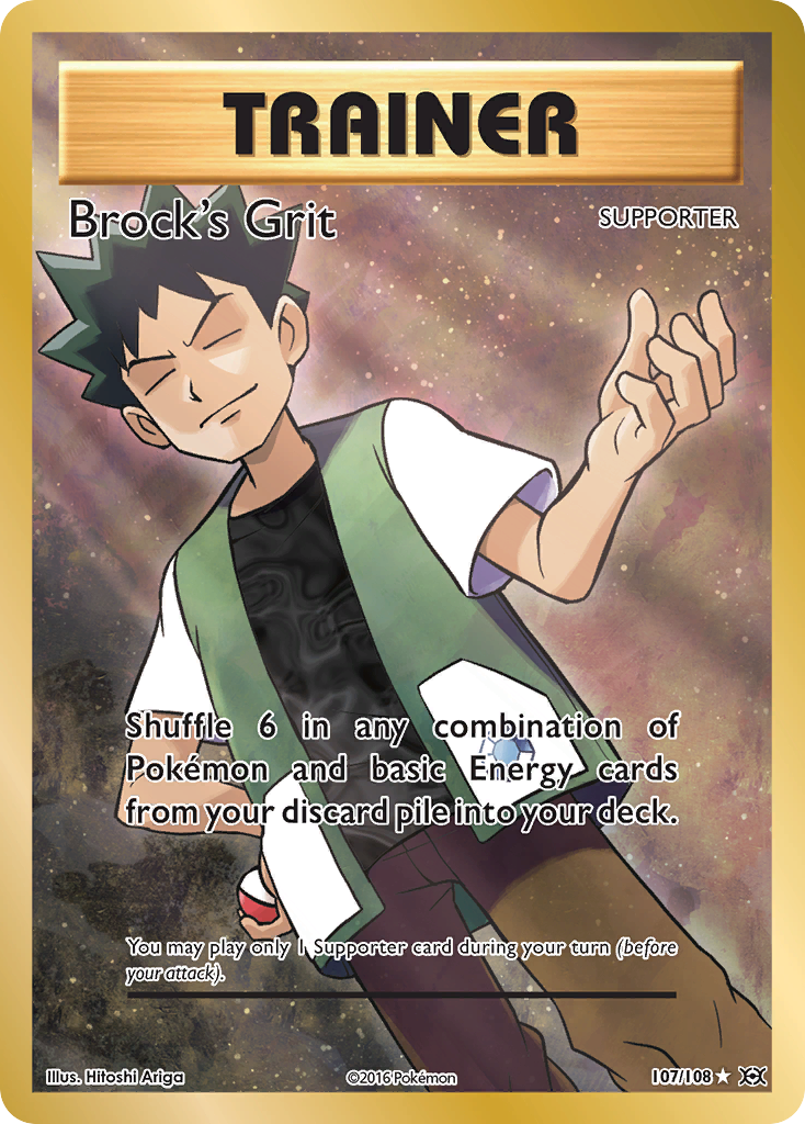 Brock's Grit (107/108) [XY: Evolutions] | Exor Games Dartmouth