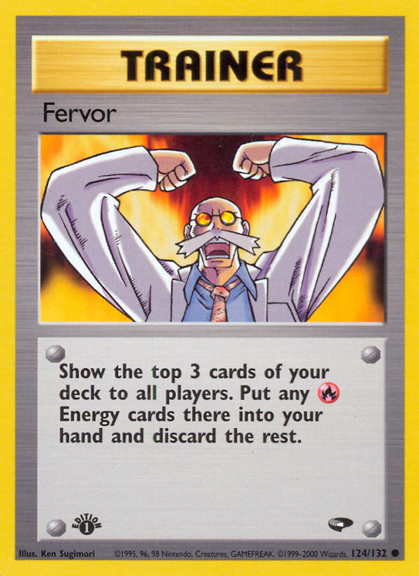 Fervor (124/132) [Gym Challenge 1st Edition] | Exor Games Dartmouth