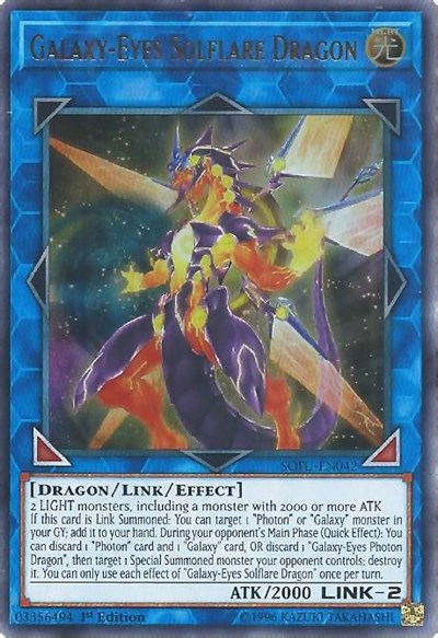 Galaxy-Eyes Solflare Dragon [SOFU-EN042] Ultra Rare | Exor Games Dartmouth