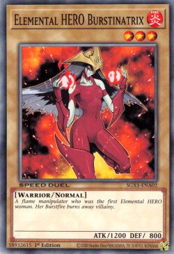 Elemental HERO Burstinatrix [SGX1-ENA02] Common | Exor Games Dartmouth