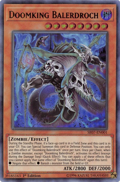 Doomking Balerdroch [SR07-EN001] Ultra Rare | Exor Games Dartmouth