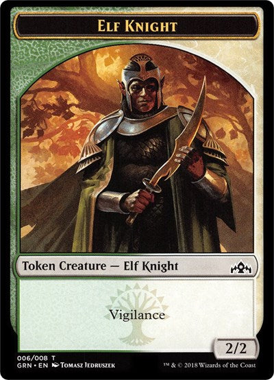 Saproling // Elf Knight [GRN Guild Kit Tokens] | Exor Games Dartmouth