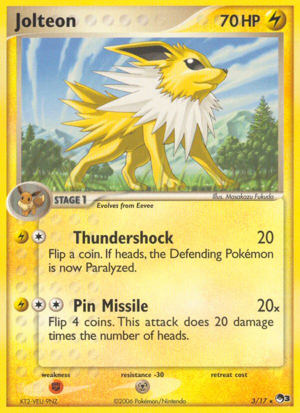 Jolteon (3/17) [POP Series 3] | Exor Games Dartmouth