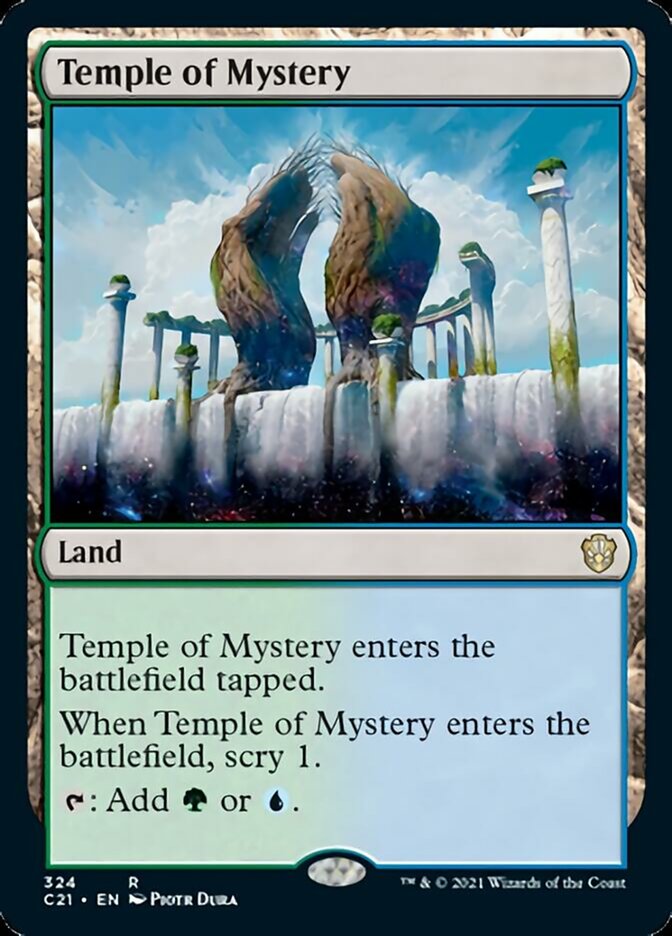 Temple of Mystery [Commander 2021] | Exor Games Dartmouth