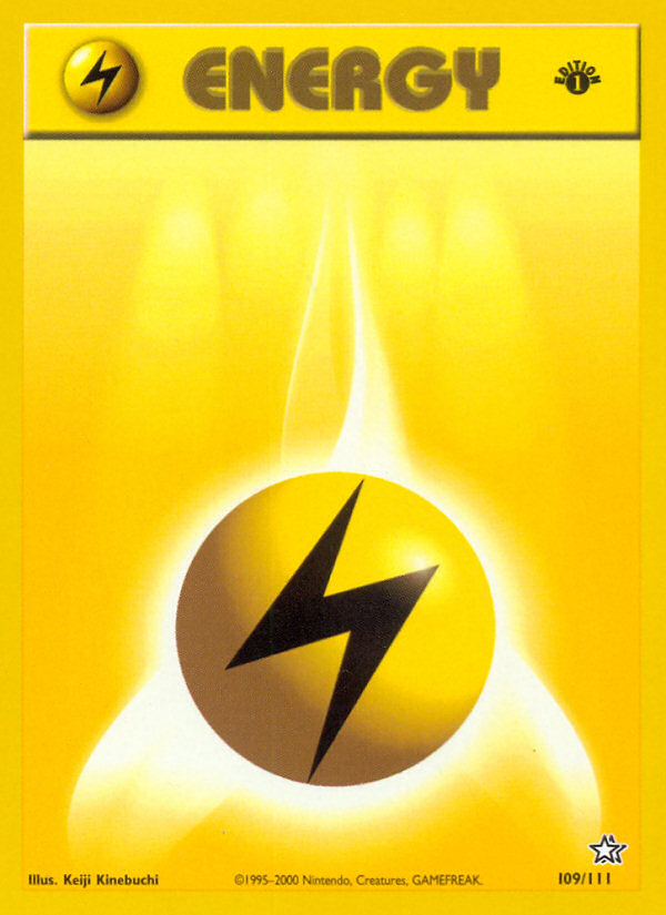 Lightning Energy (109/111) [Neo Genesis 1st Edition] | Exor Games Dartmouth