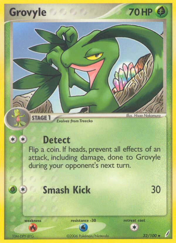 Grovyle (32/100) [EX: Crystal Guardians] | Exor Games Dartmouth