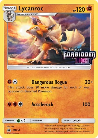 Lycanroc (SM118) (Prerelease Promo) [Sun & Moon: Black Star Promos] | Exor Games Dartmouth