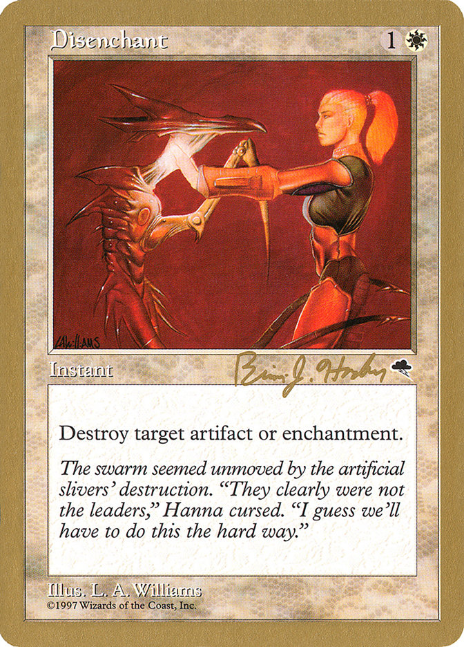 Disenchant (Brian Hacker) [World Championship Decks 1998] | Exor Games Dartmouth