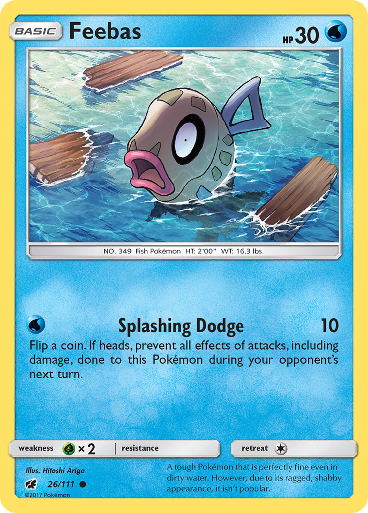 Feebas (26/111) [Sun & Moon: Crimson Invasion] | Exor Games Dartmouth