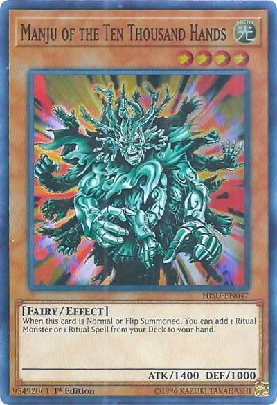 Manju of the Ten Thousand Hands [HISU-EN047] Super Rare | Exor Games Dartmouth