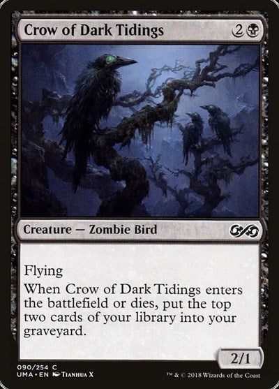 Crow of Dark Tidings [Ultimate Masters] | Exor Games Dartmouth